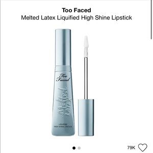 Too Faced Melted Latex Lipgloss in Unicorn Tears